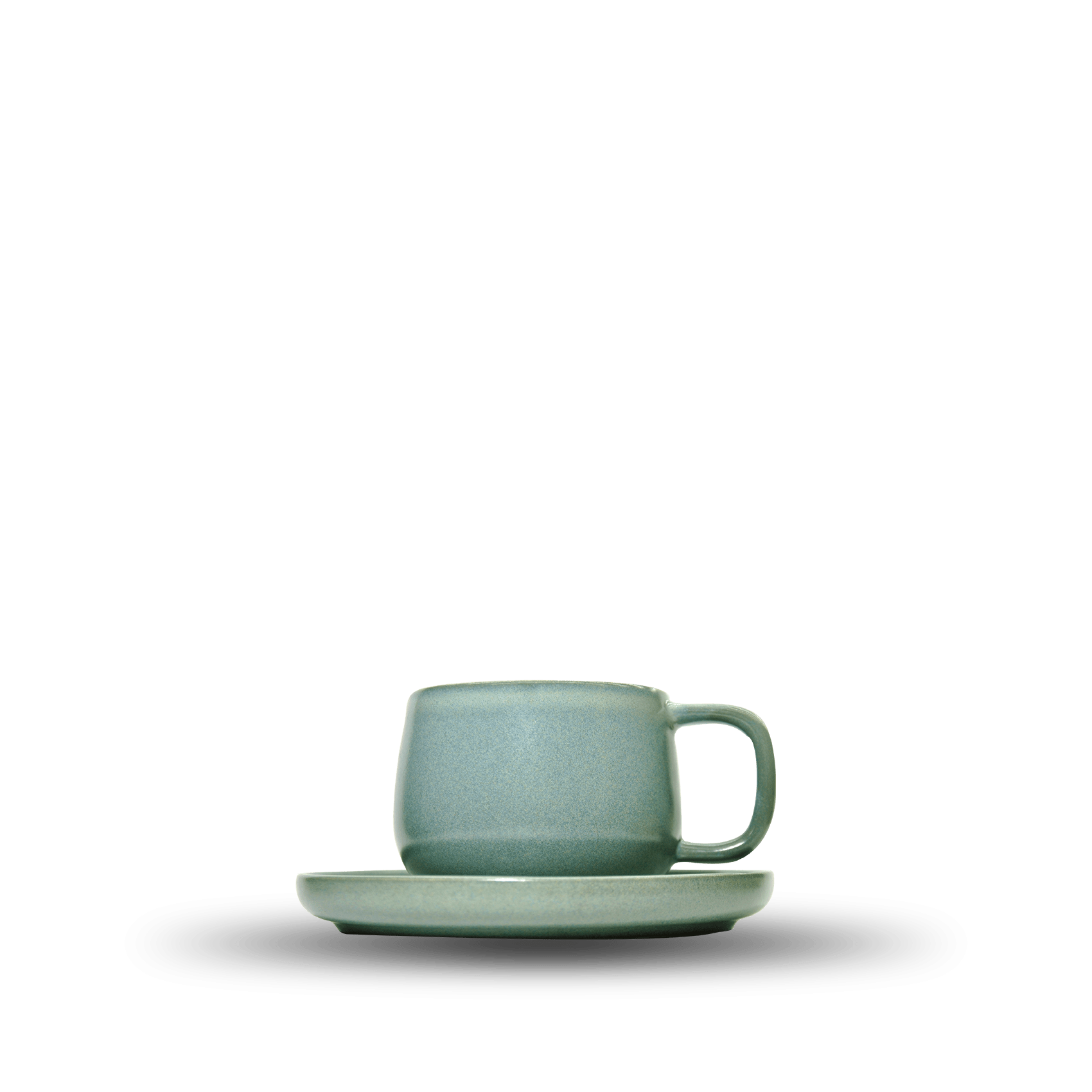 Чашка с блюдце 250 мл, Green